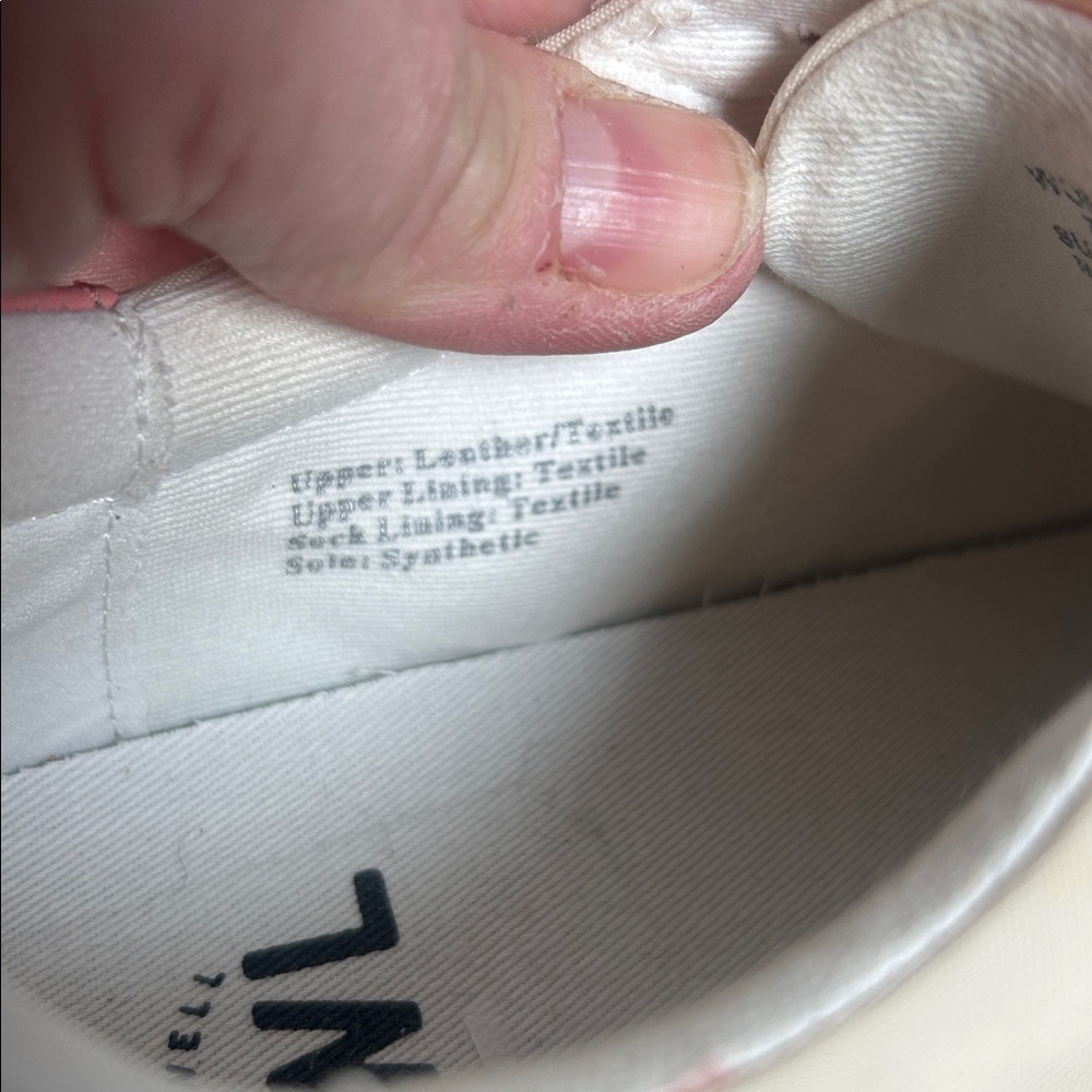 Madewell NWOT Kickoff Pink Cream Trainer Sneaker Madewell Athletic Shoe Size 7 - Picture 4 of 14